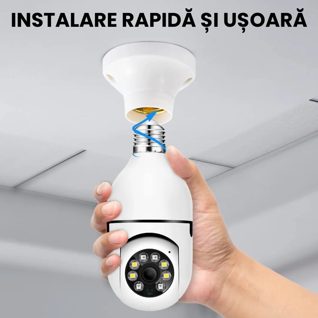 Camere Full HD Tip Bec, Cu Wi-Fi, Senzor De Mișcare Și Aplicație Pentru Telefon