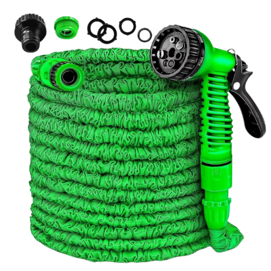 Furtun de Grădină Extensibil cu Pistol 7 Funcții, 1+1 Ofertă!